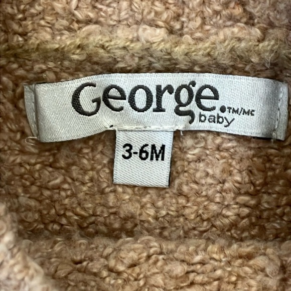 George Brown bear Cozy fuzzy One Piece outfit - Picture 3 of 9